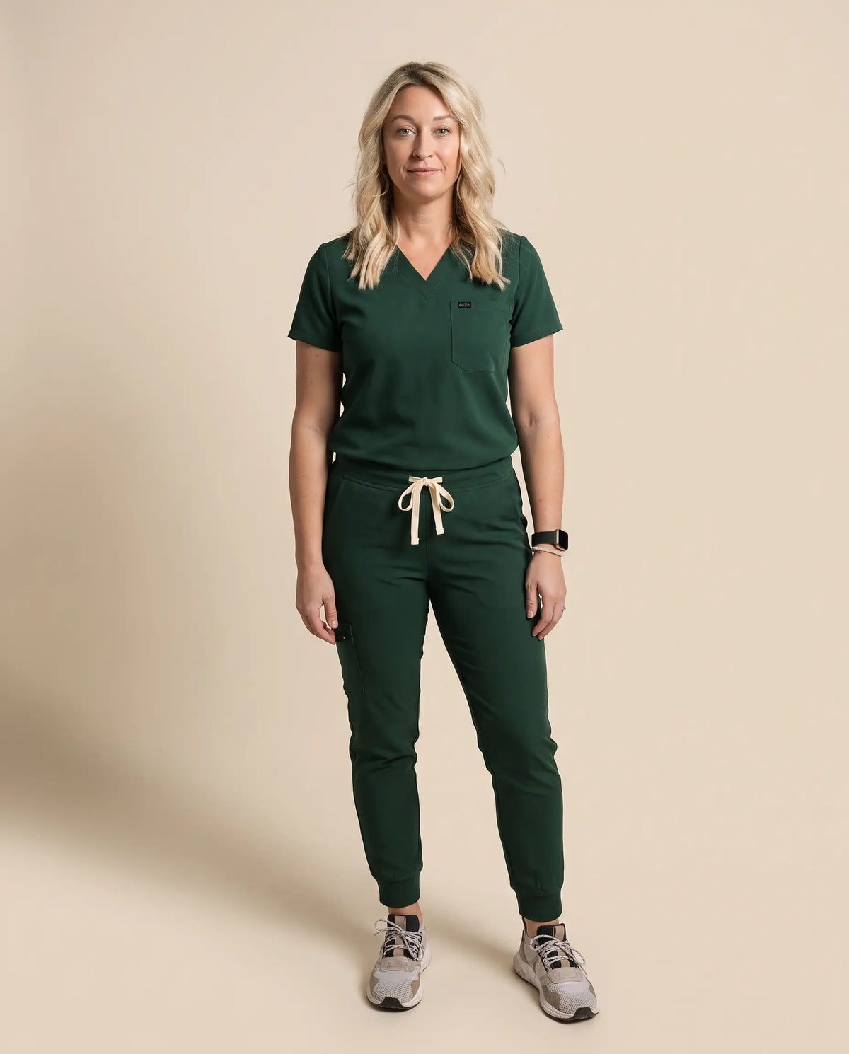 Women’s One Pocket Scrub Top, Forest Green