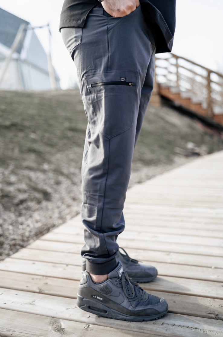 Men's Scrub Jogger Pants - Grey
