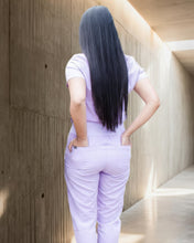 Load image into Gallery viewer, Women's High-Rise Scrub Jogger, Lilac - back #LIL
