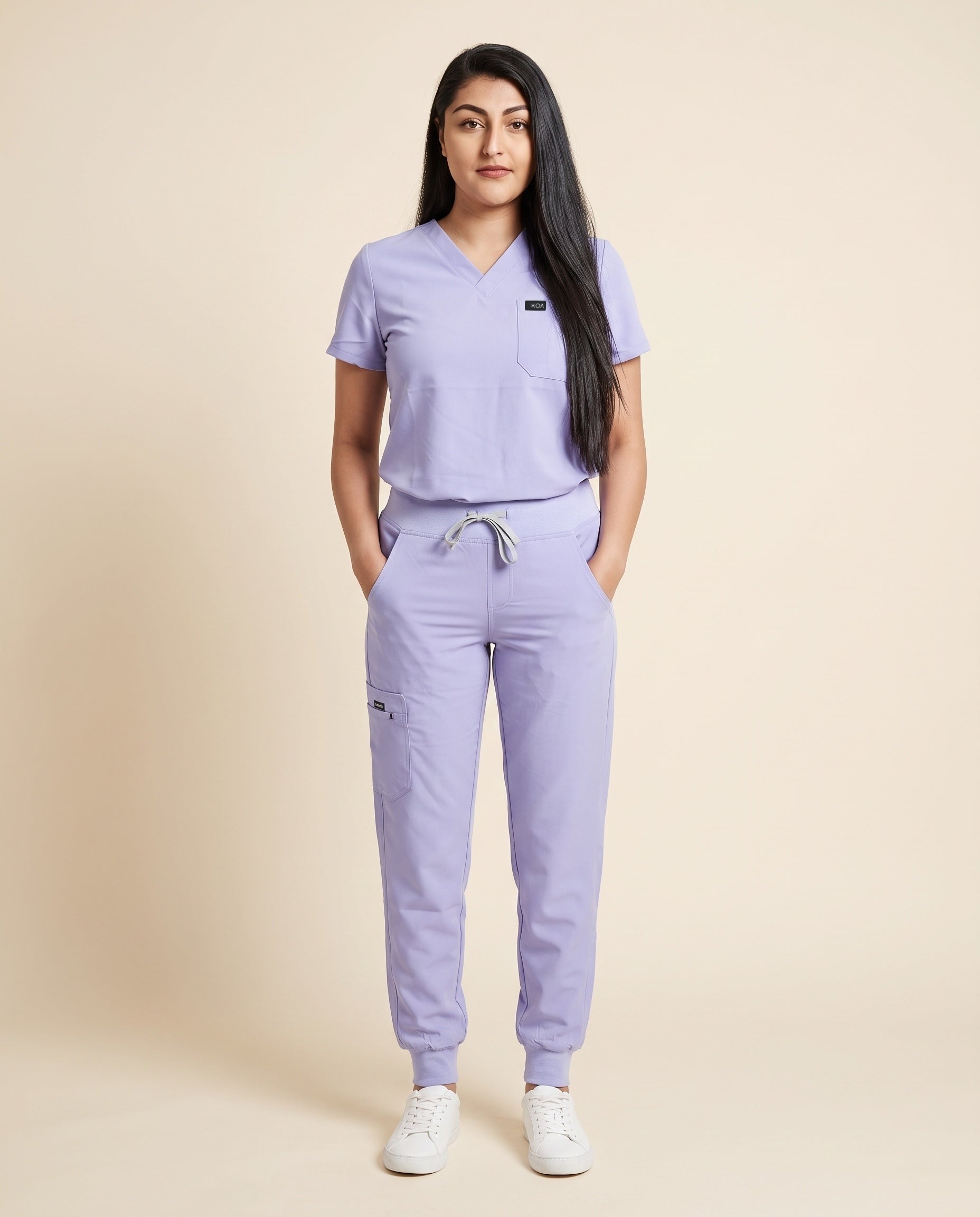 Women's High-Rise Scrub Jogger, Lilac