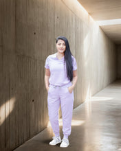 Load image into Gallery viewer, Women's One-Pocket Scrub Top, Lilac #LIL
