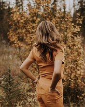 Load image into Gallery viewer, High-Rise Scrub Jogger, Turmeric - back #TUM
