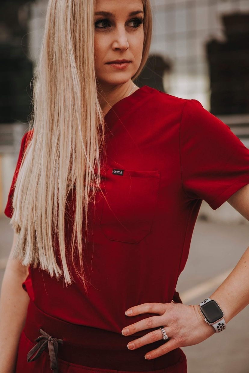 Women’s One Pocket Scrub Top
