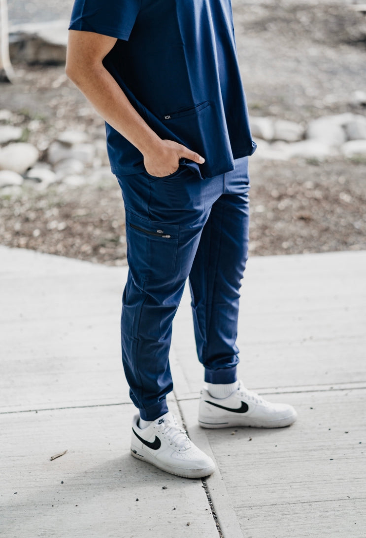 Men's Scrub Jogger Pants - Midnight Blue